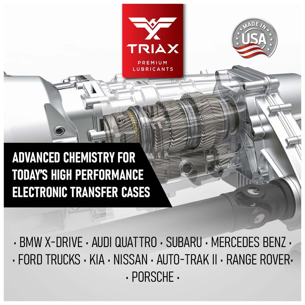 Triax oil texture close-up illustrating smooth flow and shear stability