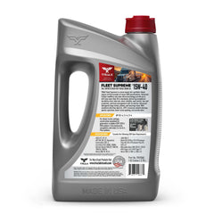 Triax close-up of product label highlighting CK-4 and additives