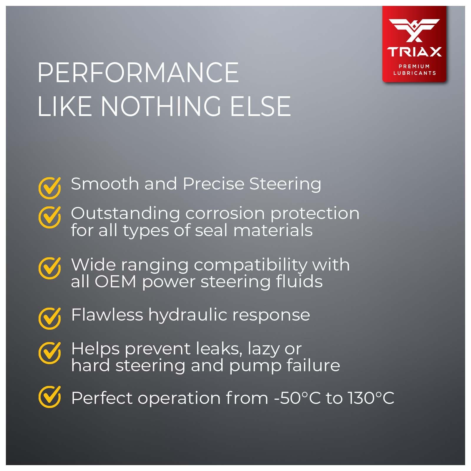 Triax fluid texture close-up illustrating smooth viscosity stability