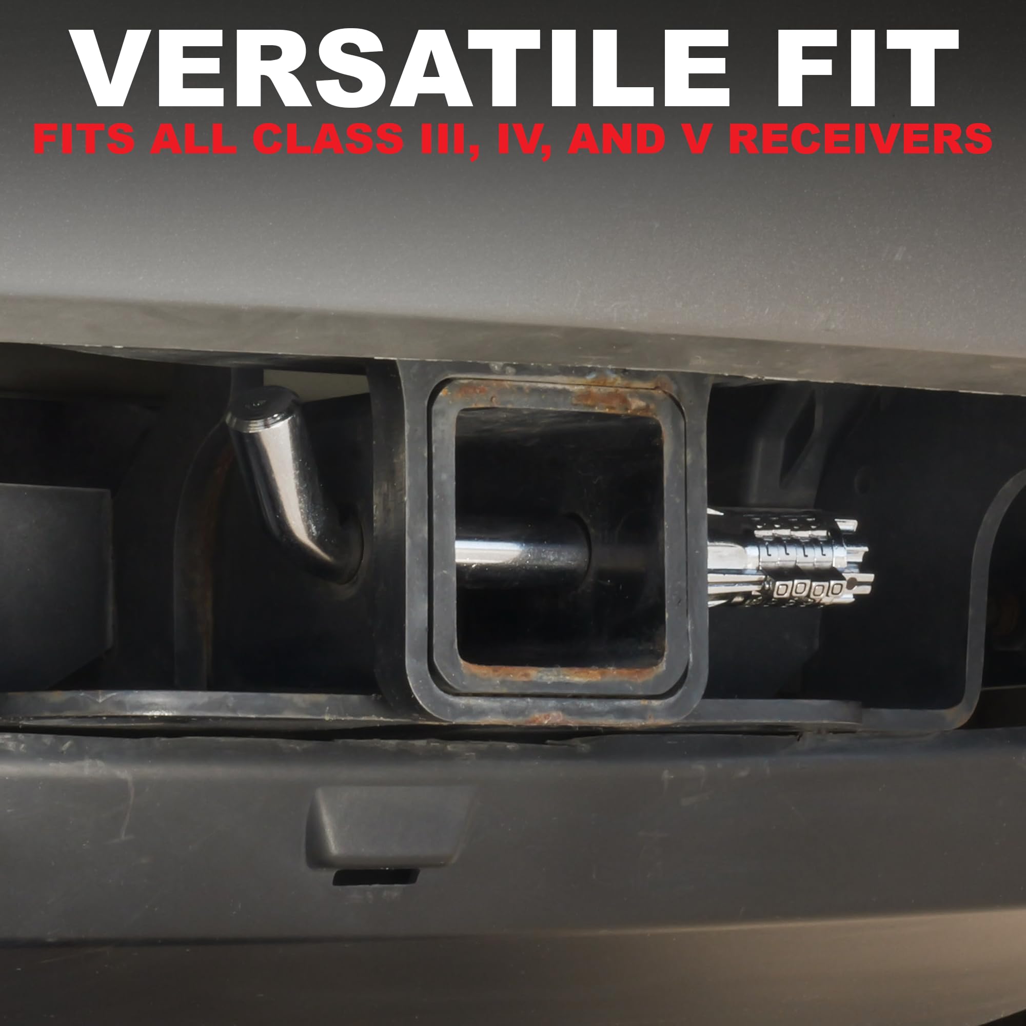 Trimax side profile showing 5/8" pin and 3-1/4" span for proper fit