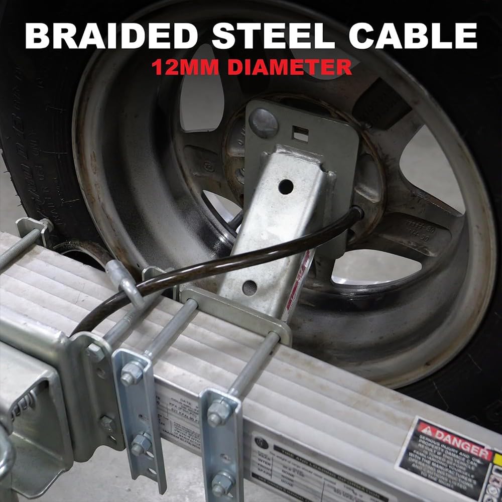 Trimax ST30 routed around vehicle frame underbody demonstrating secure fit