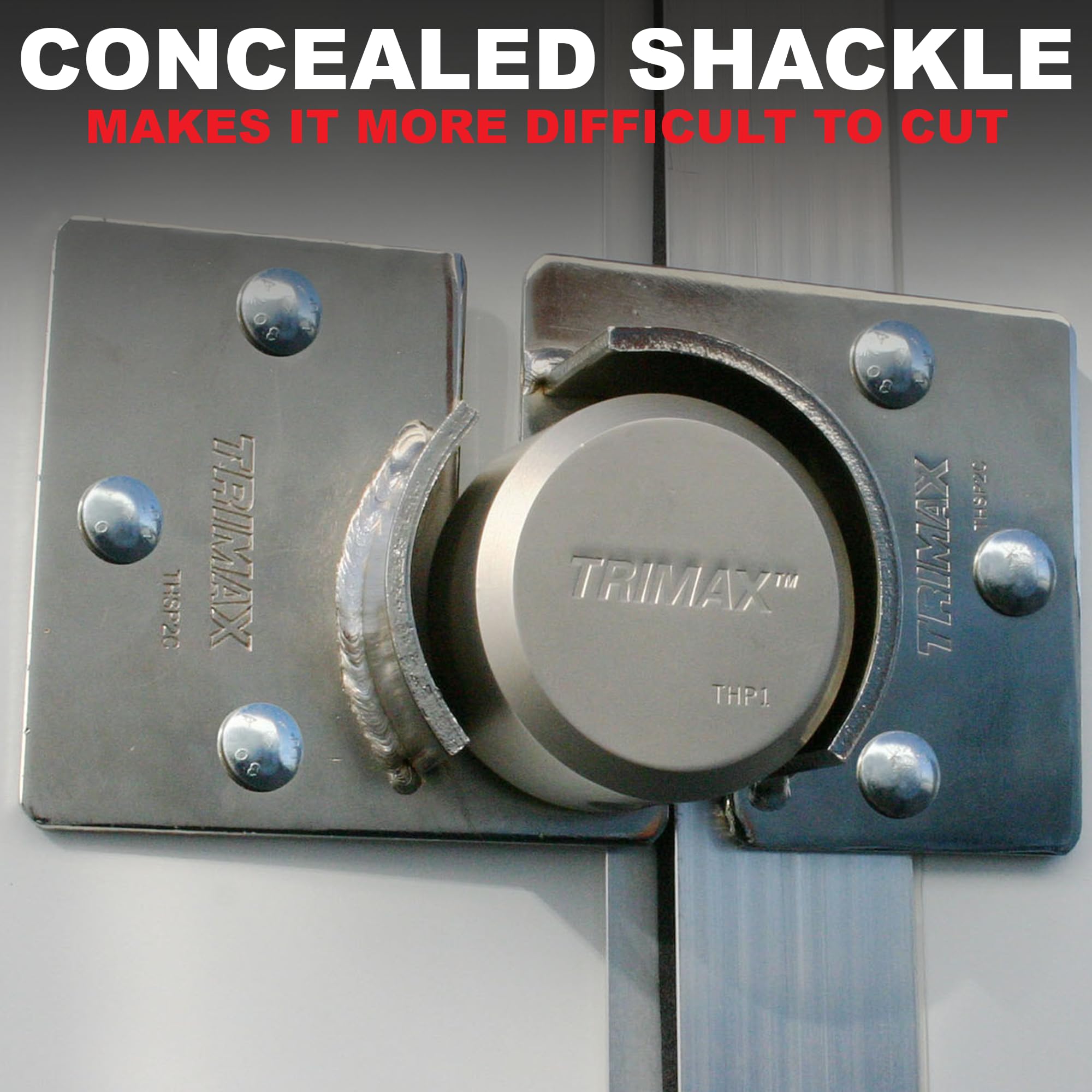 Trimax detailed view of locking mechanism illustrating simple spring-free design