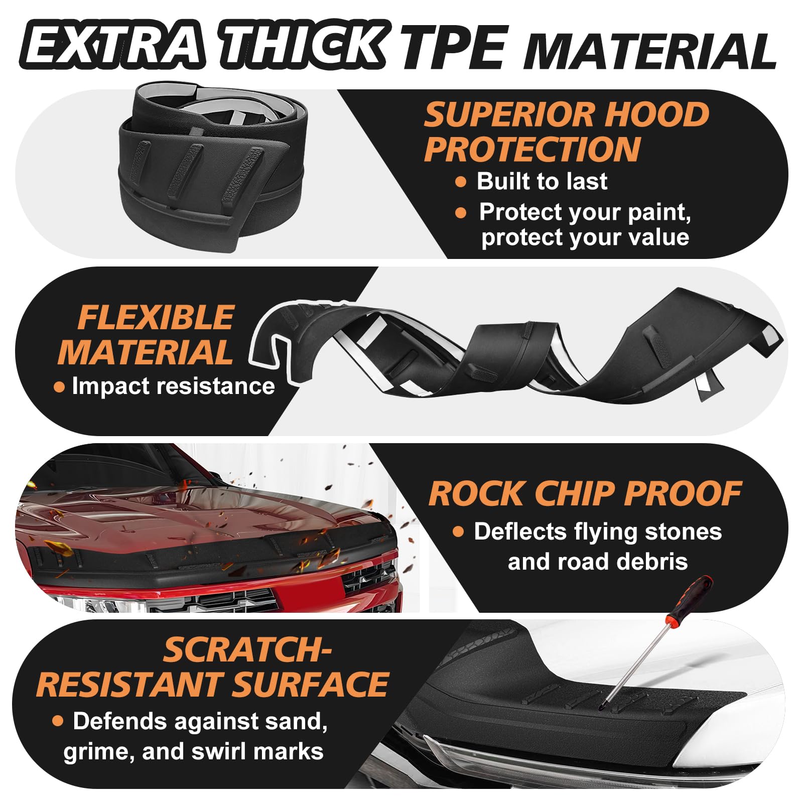 TripleAliners close-up TPE texture highlighting durability and impact resistance