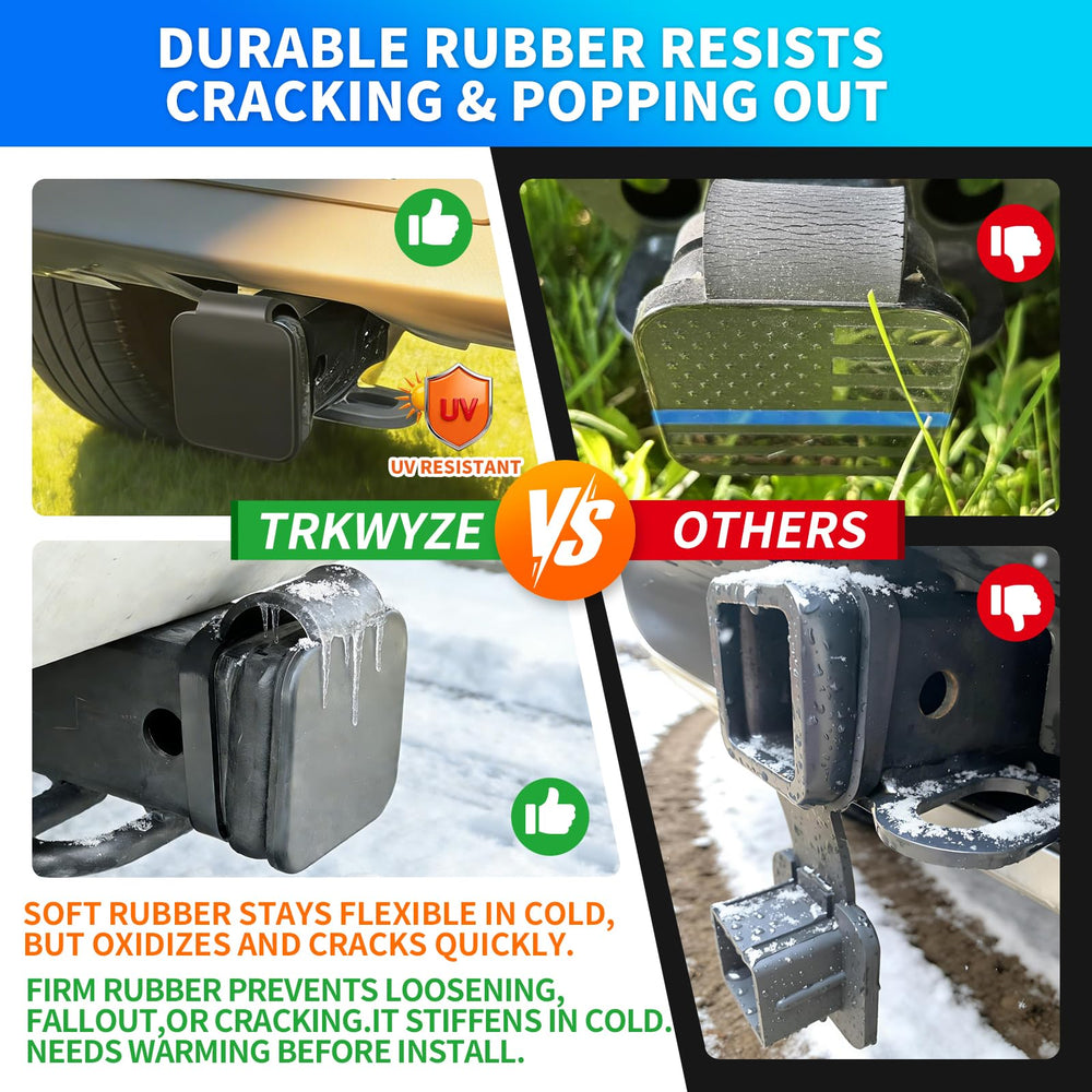 TrkWyze installed on truck in 2-inch receiver demonstrating secure fit and appearance