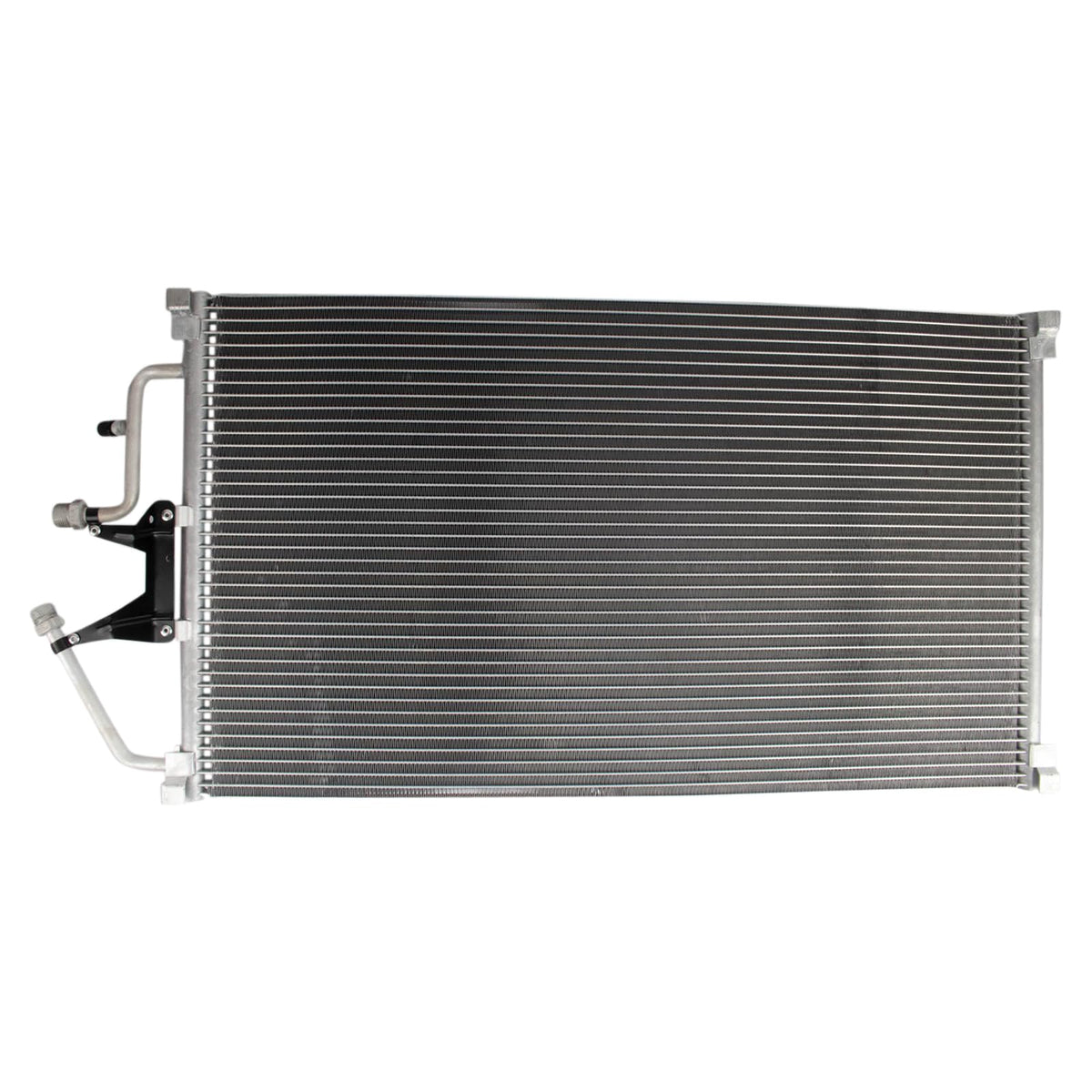 TRQ front view condenser showing mounting points and OEM fit benefits