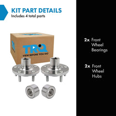 TRQ close-up of wheel bearing detail highlighting precision fit and durability