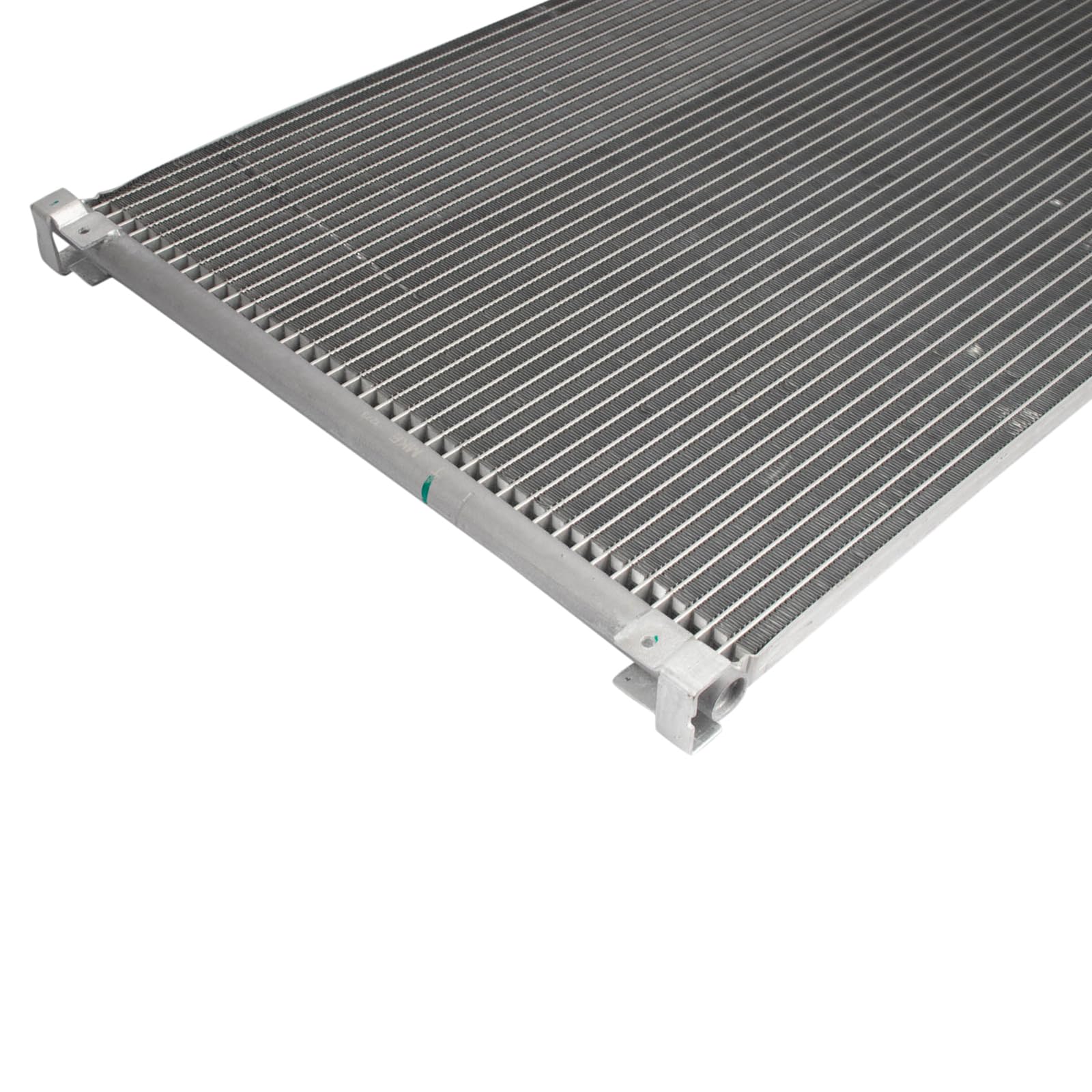 TRQ condenser beside ruler showing core dimensions and accurate fit