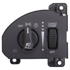 TRQ headlight switch front view showing OEM-fit design and easy replacement benefit