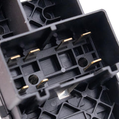TRQ close-up of switch buttons and textured surface for improved grip benefit