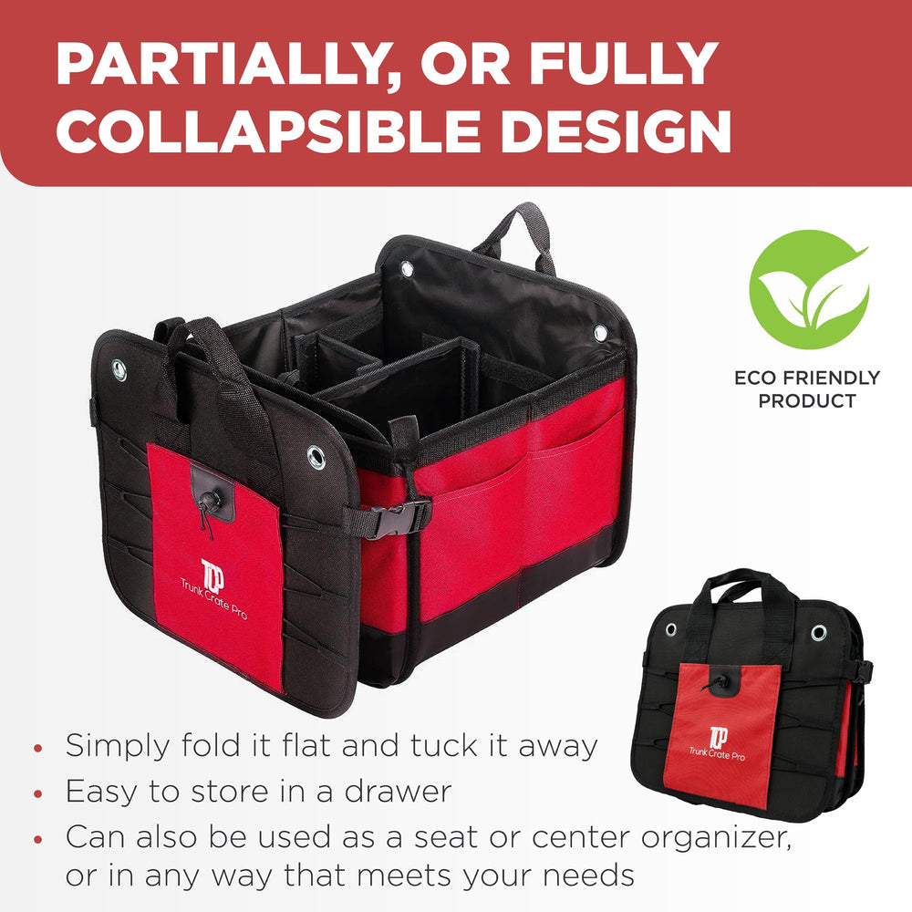 TRUNKCRATEPRO rigid base detail demonstrating stability and no sag when empty