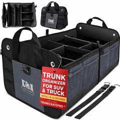TRUNKCRATEPRO XL front view showing roomy cargo capacity and organized storage