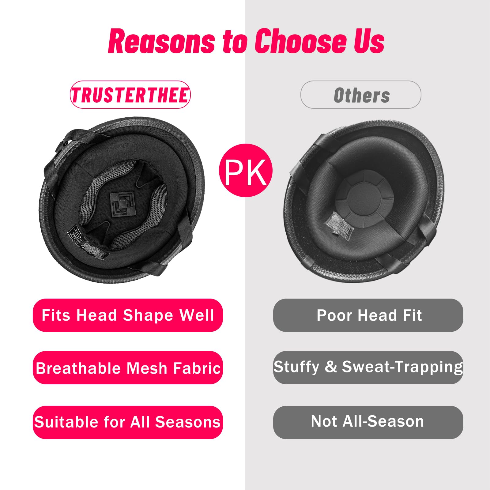 TRUSTERTHEE side profile on a cruiser showing classic German-style look benefit