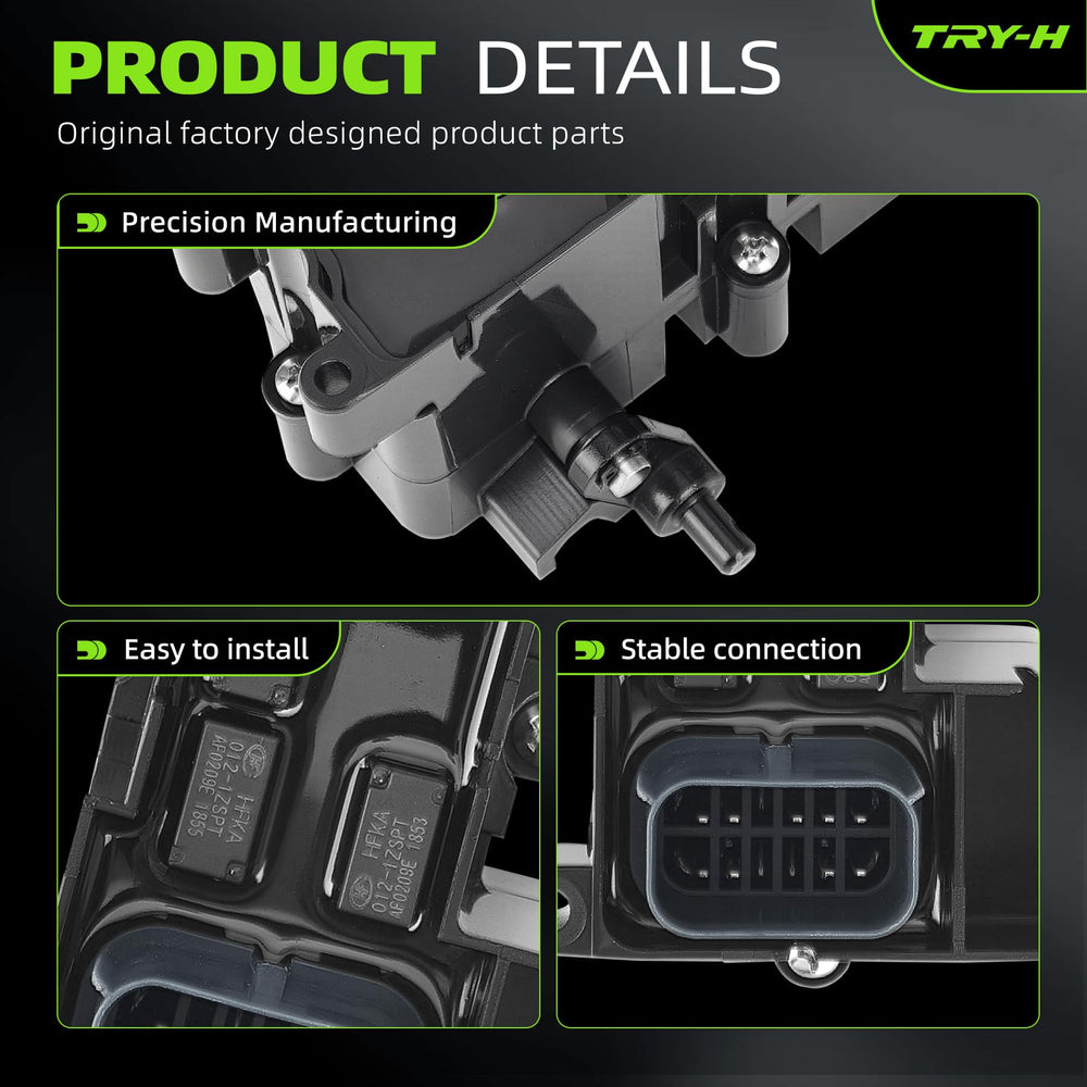 Try-H label and OEM number closeup ensuring correct part match before purchase