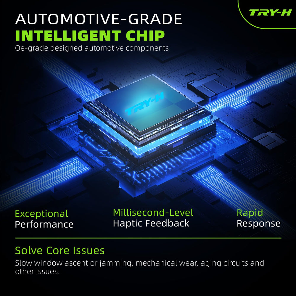 Try-H switch button close-up revealing textured surface for better grip