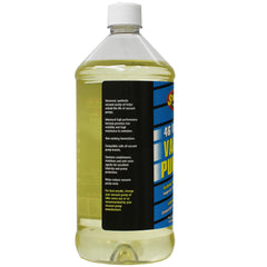 TSI Supercool bottle pouring oil into pump reservoir demonstrating easy refill benefit