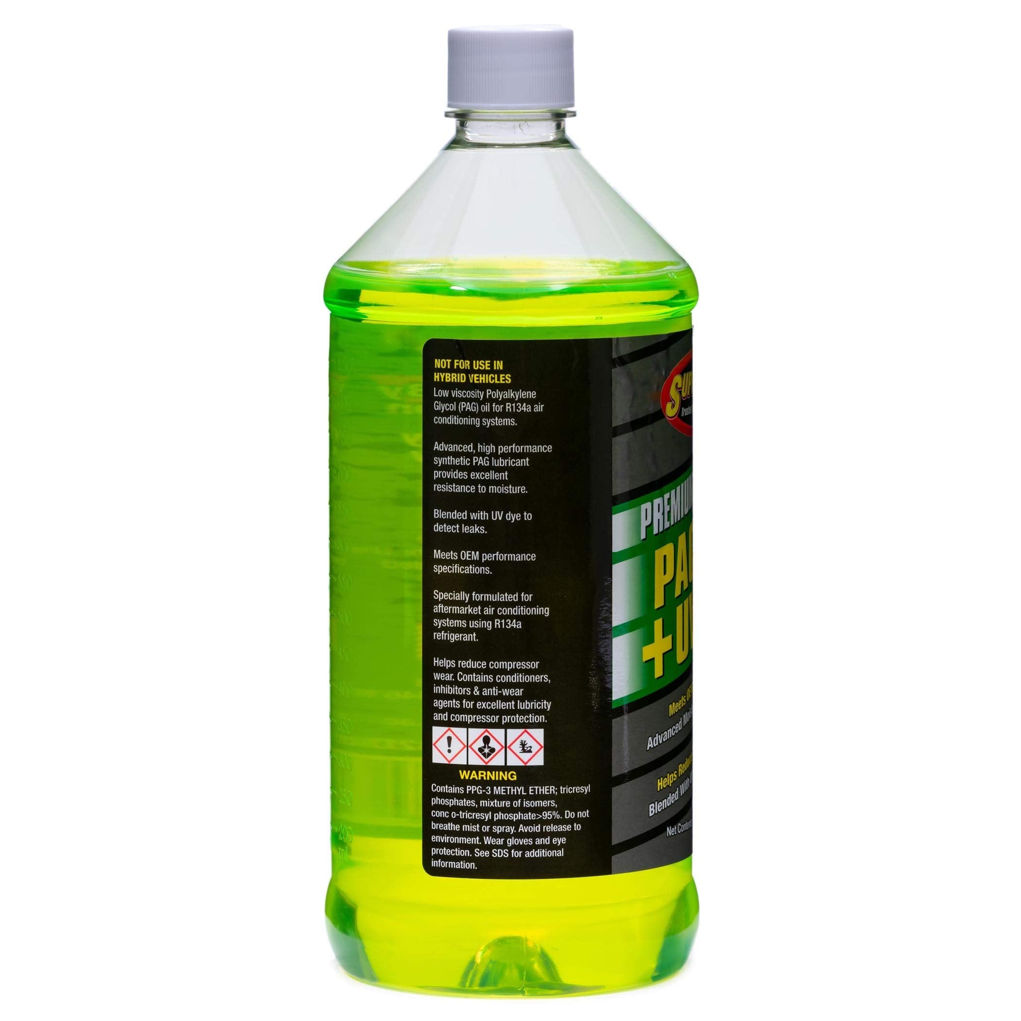TSI Supercool back label with usage instructions and OEM compatibility details