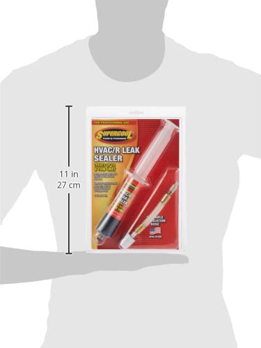 TSI Supercool syringe next to a tape measure showing 60 mL size and portability