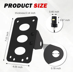 TSIEBRV close-up of curved thick metal bracket highlighting strength and bend resistance