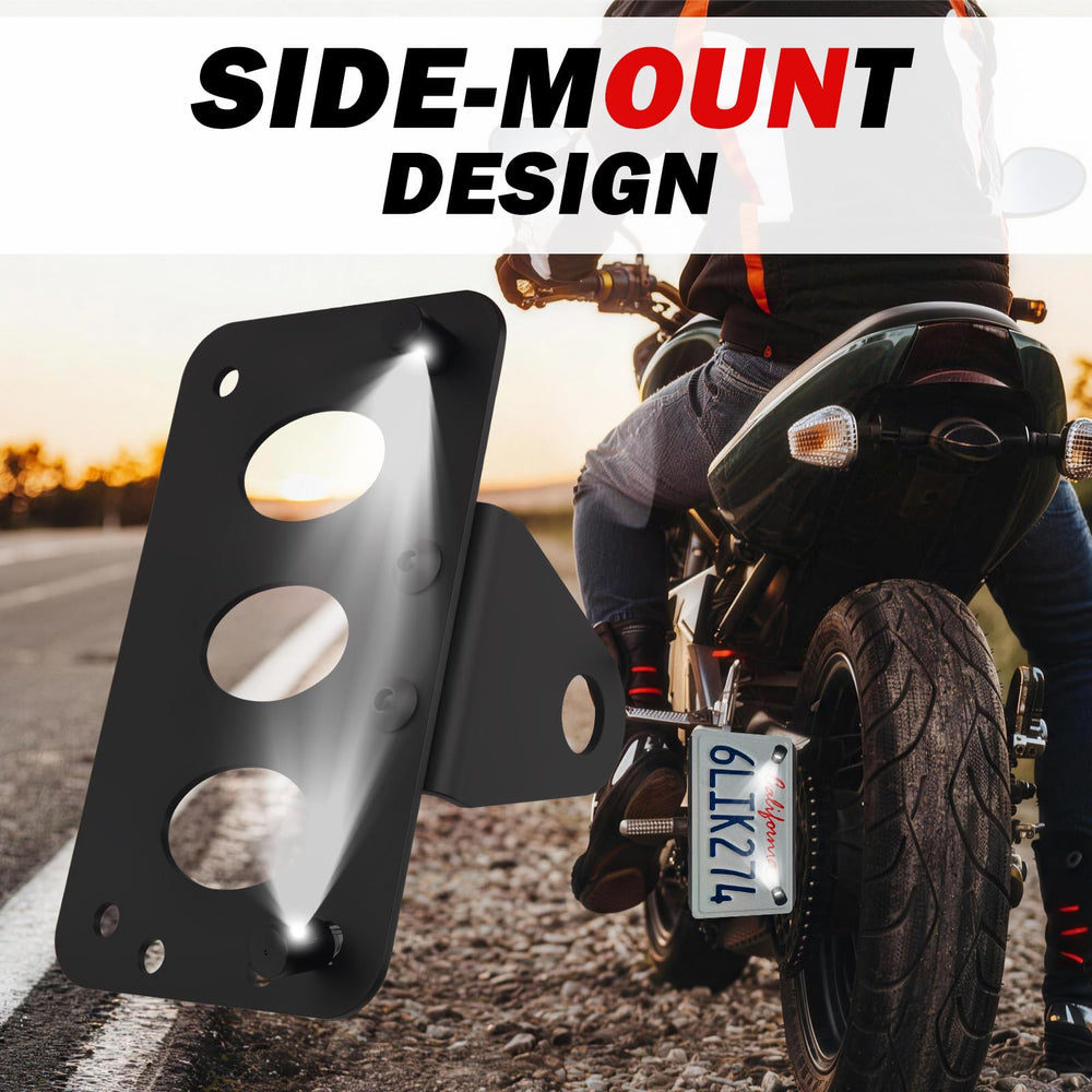 TSIEBRV LED license plate lights close detail showing bright illumination for visibility