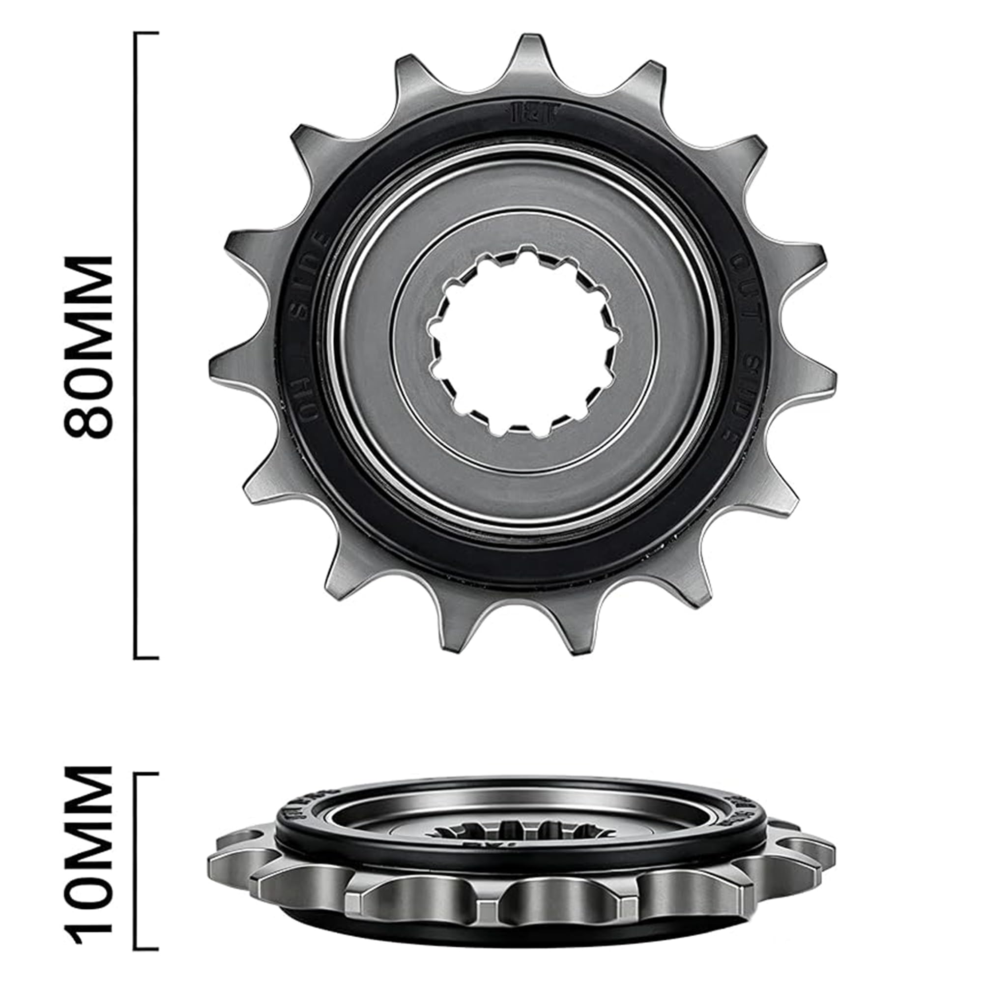 TT719 sprocket in package with label showing included single 15T unit