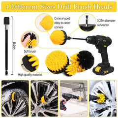 TTRCB microfiber wash mitt and towels shown absorbing water for streak-free drying