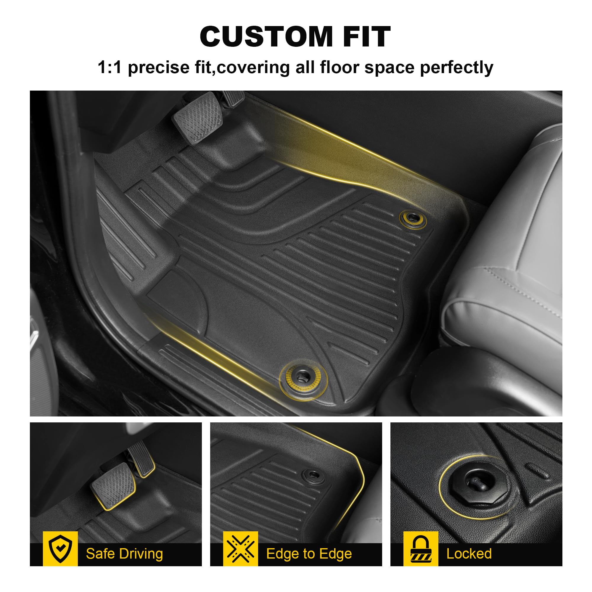 TTX LIGHTING cargo liner aligned with upper tray for cargo protection