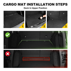 TTX LIGHTING driver-side mat close-up showing precise fit and safety