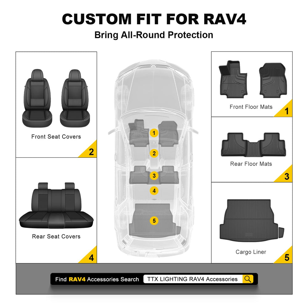 TTX LIGHTING product label showing material and fitment details