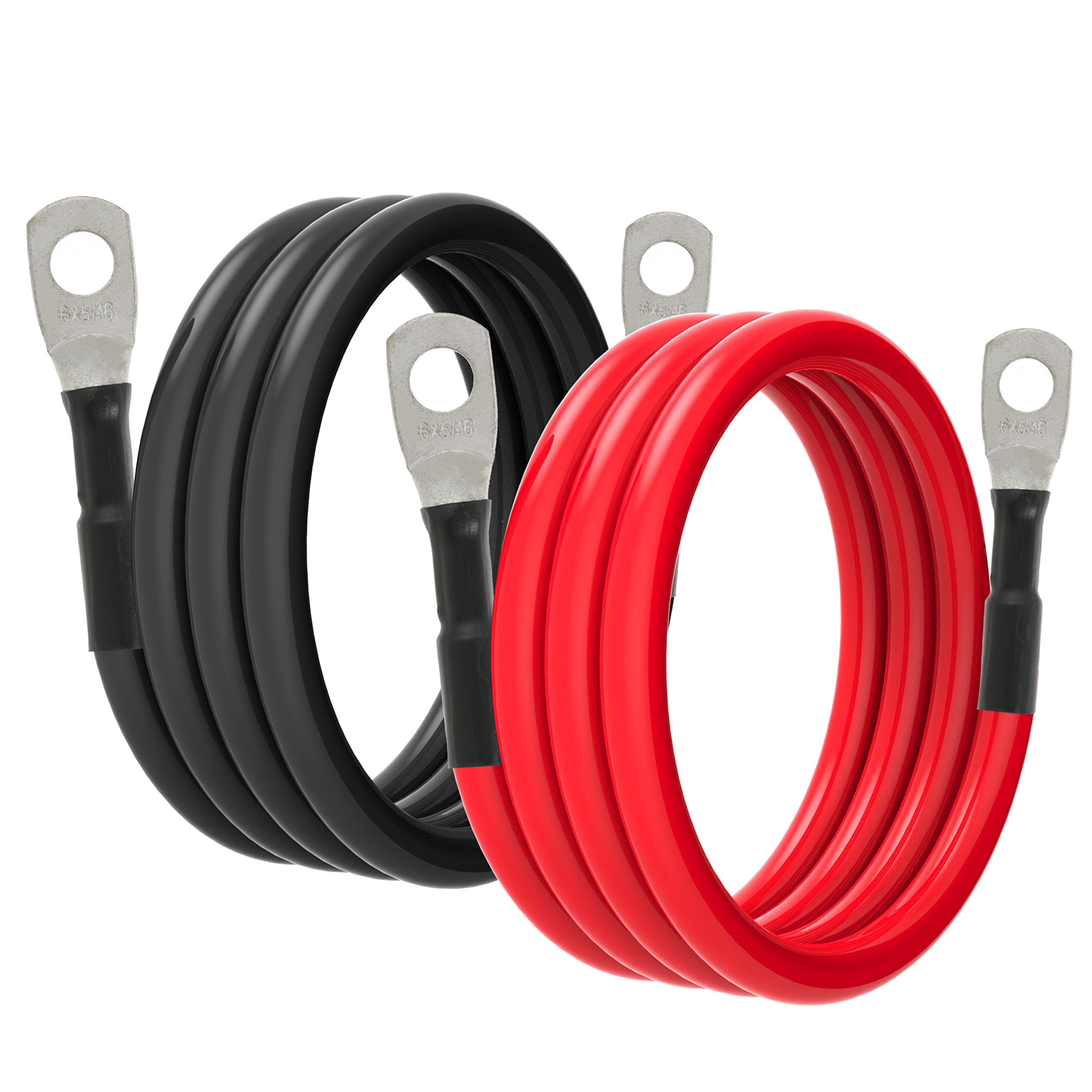 TUELETFU cable connected on boat battery illustrating marine-ready durability