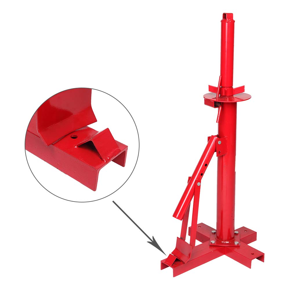 TUFFIOM base bolted to a wooden pallet for mobile stability benefit