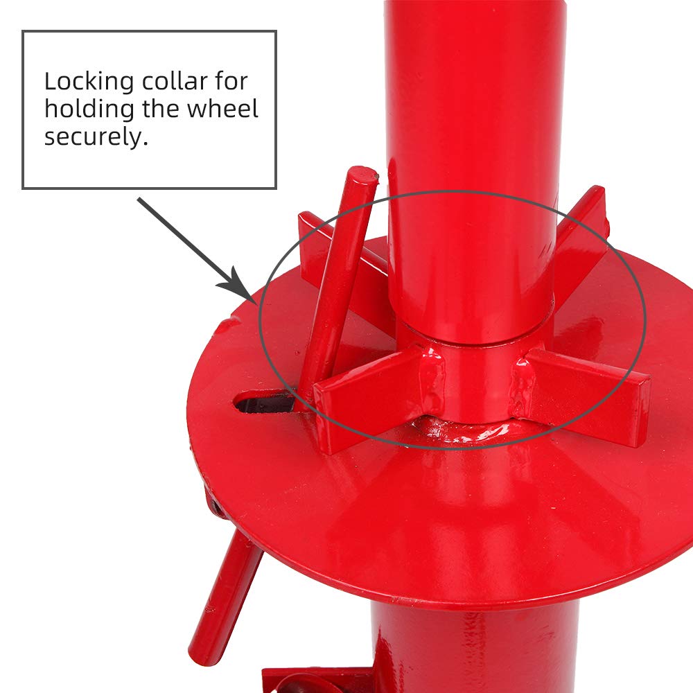 TUFFIOM locking collar detail holding a rim securely for safer work