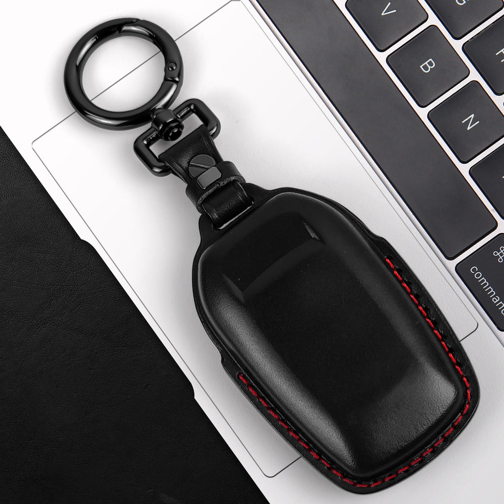 Tukellen key fob cover held in hand to show size and comfortable grip
