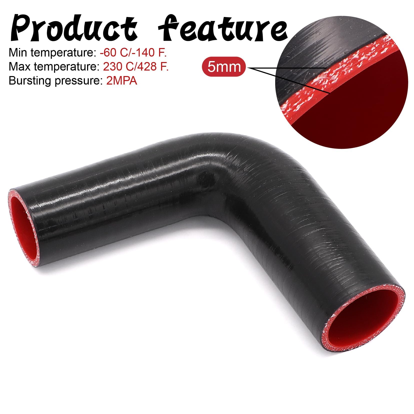 TuoLauthon installed on turbo piping illustrating compact routing benefit