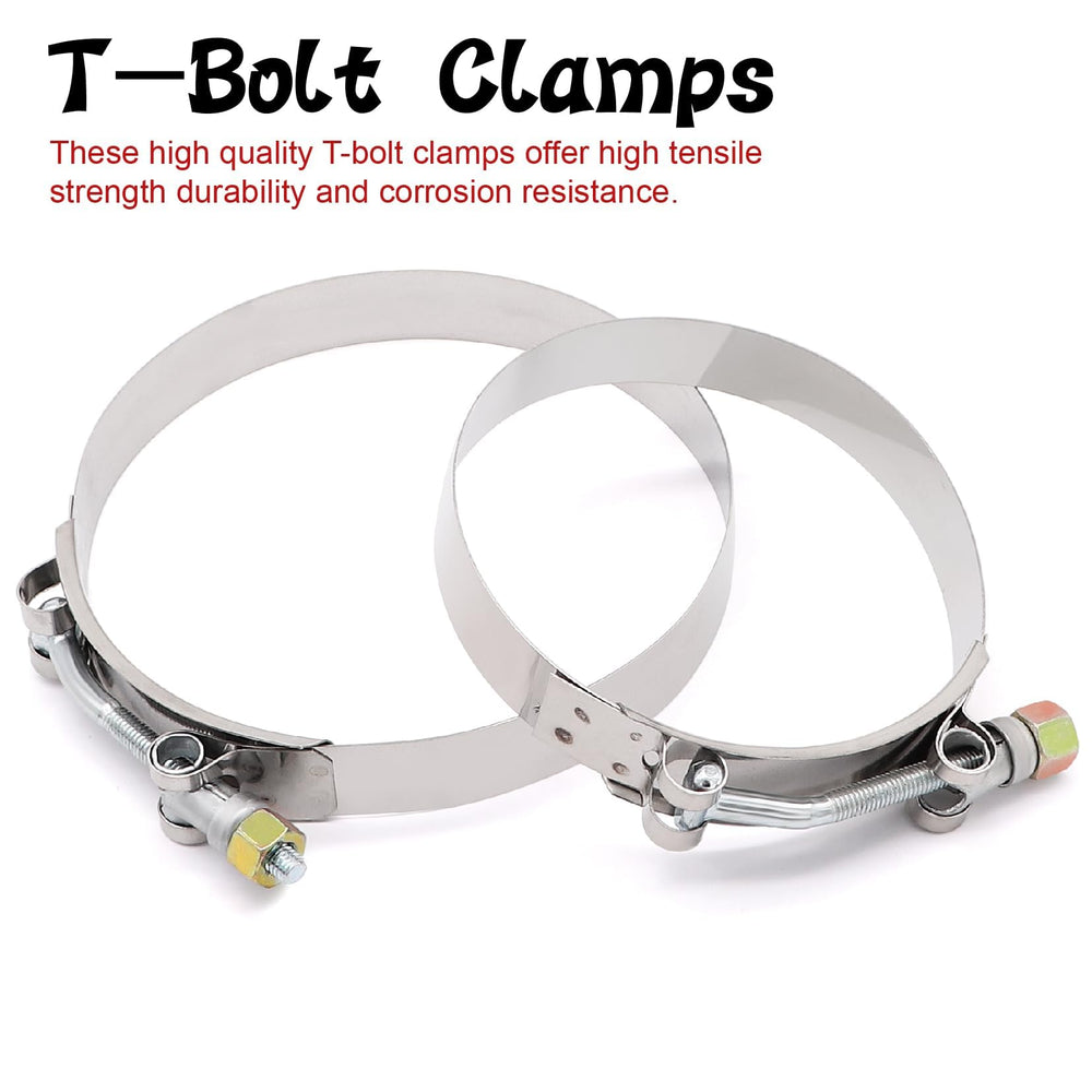 TuoLauthon reducer with supplied stainless clamps showing ready-to-install benefit