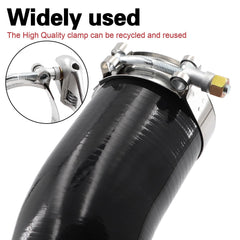 TuoLauthon two stainless clamps included with coupler for secure installation