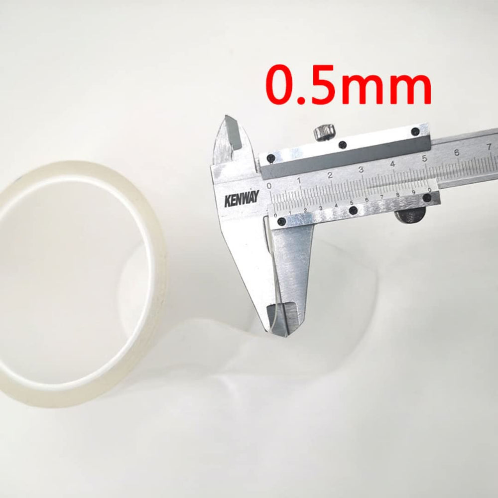 TURBOOST edge being peeled off cleanly to show residue-free removal benefit