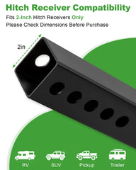 Turnirace installed on truck receiver offering easy bed access and bumper protection
