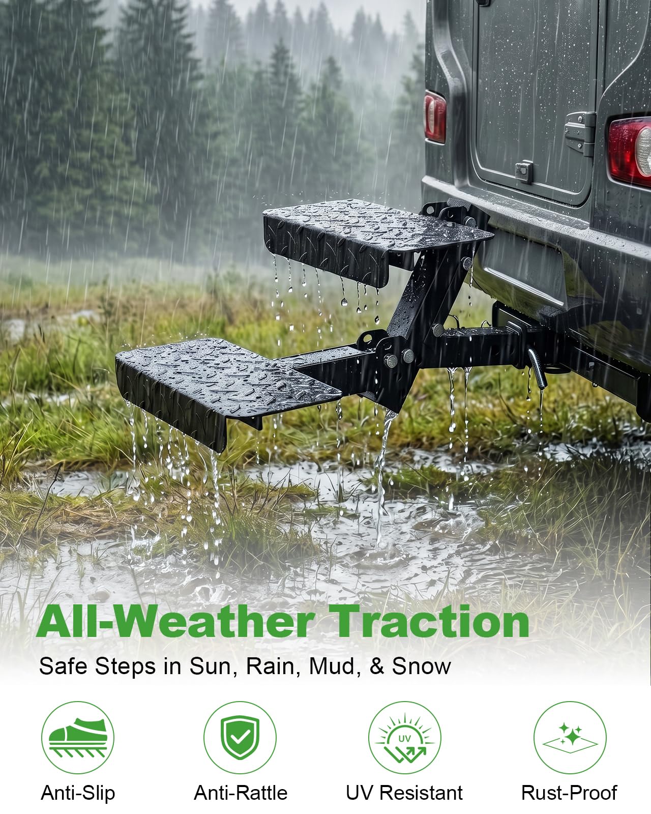 Turnirace mounting hardware and shank displayed for simple installation benefit