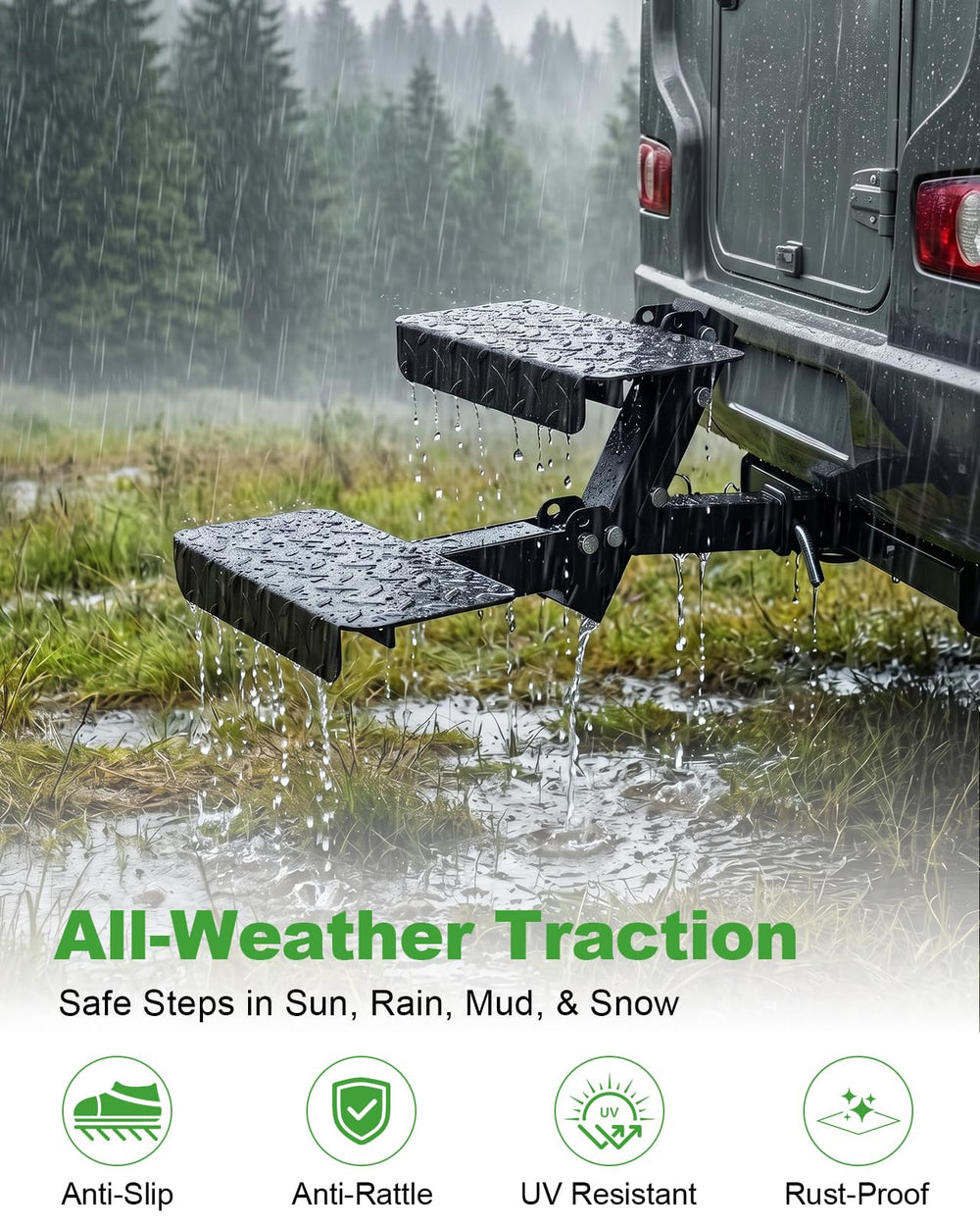 Turnirace mounting hardware and shank displayed for simple installation benefit
