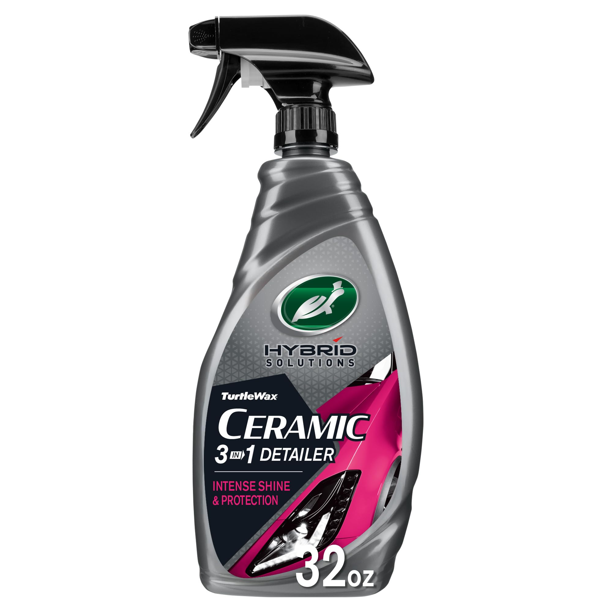 Turtle Wax front label showing product name and size for quick identification