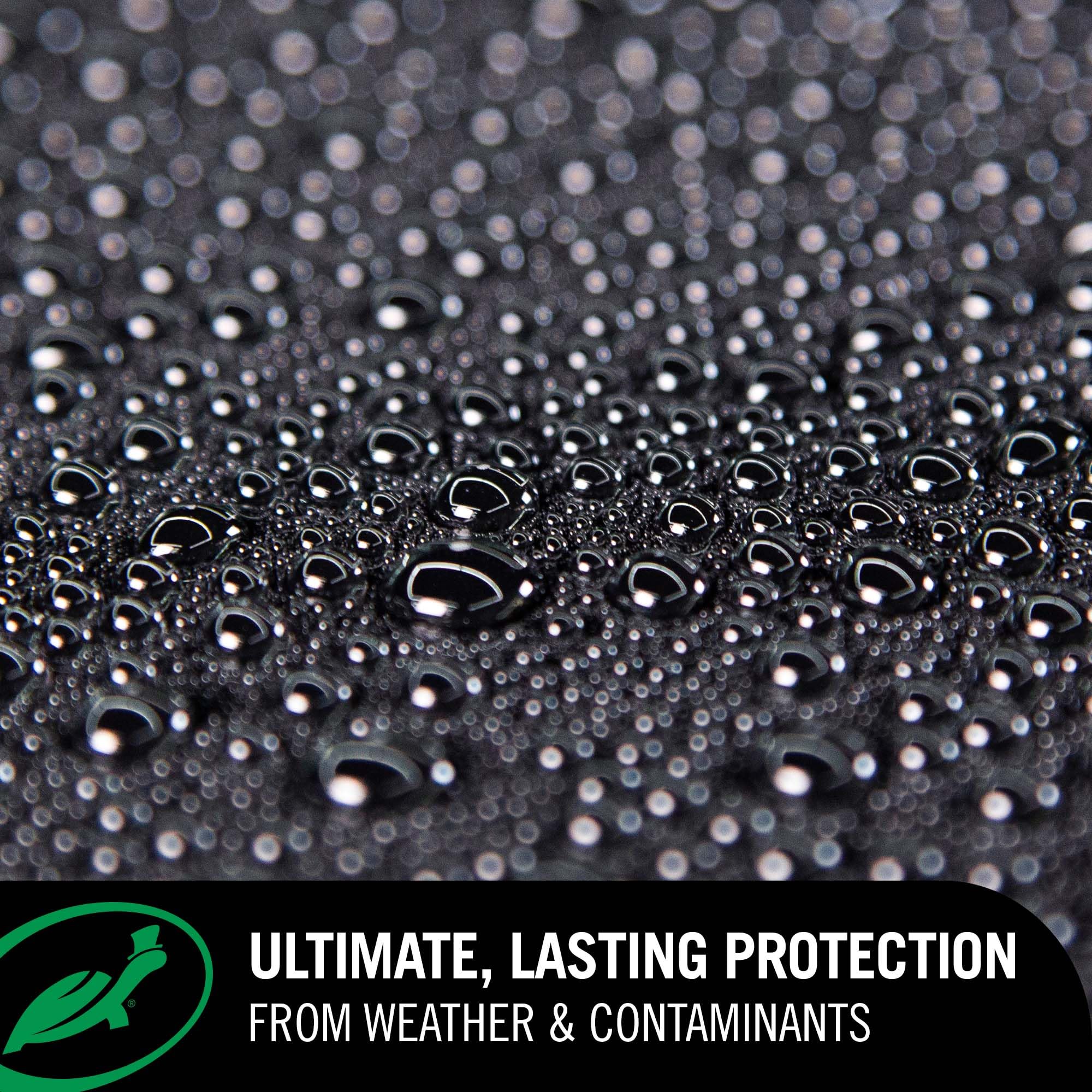 Turtle Wax label detail showing ceramic and graphene features and clarity benefit
