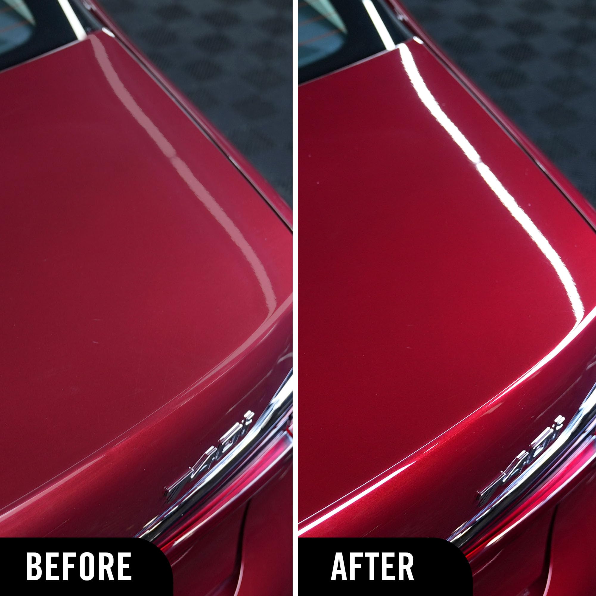 Turtle Wax close-up of glossy paint finish demonstrating depth and clarity