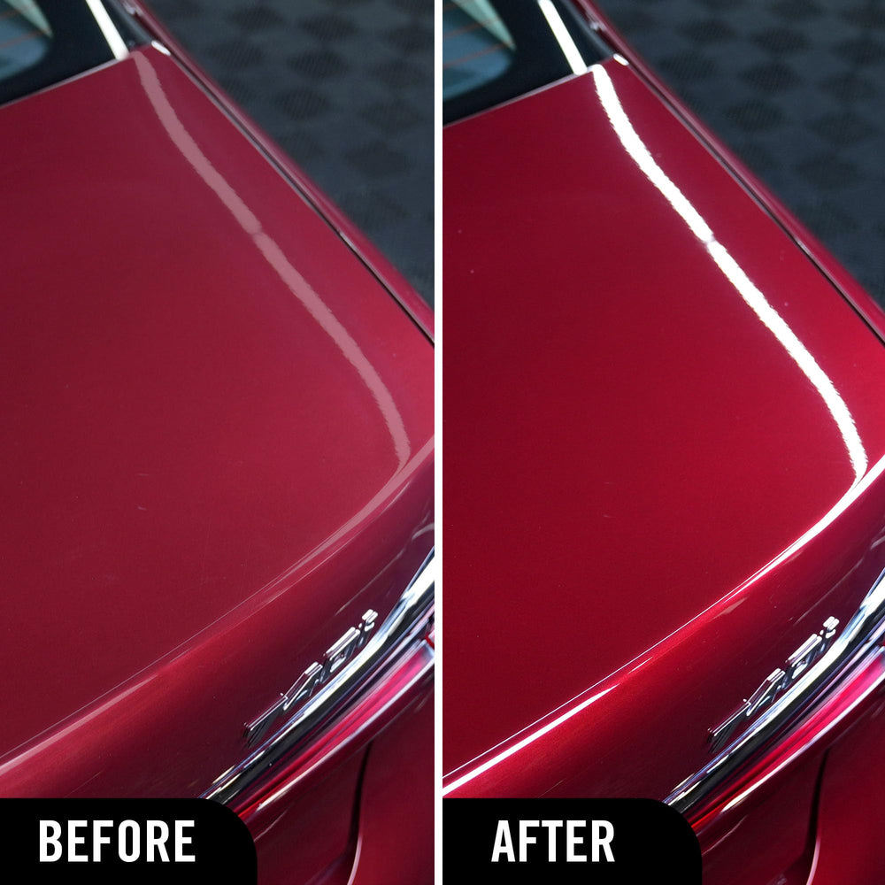 Turtle Wax close-up of glossy paint finish demonstrating depth and clarity