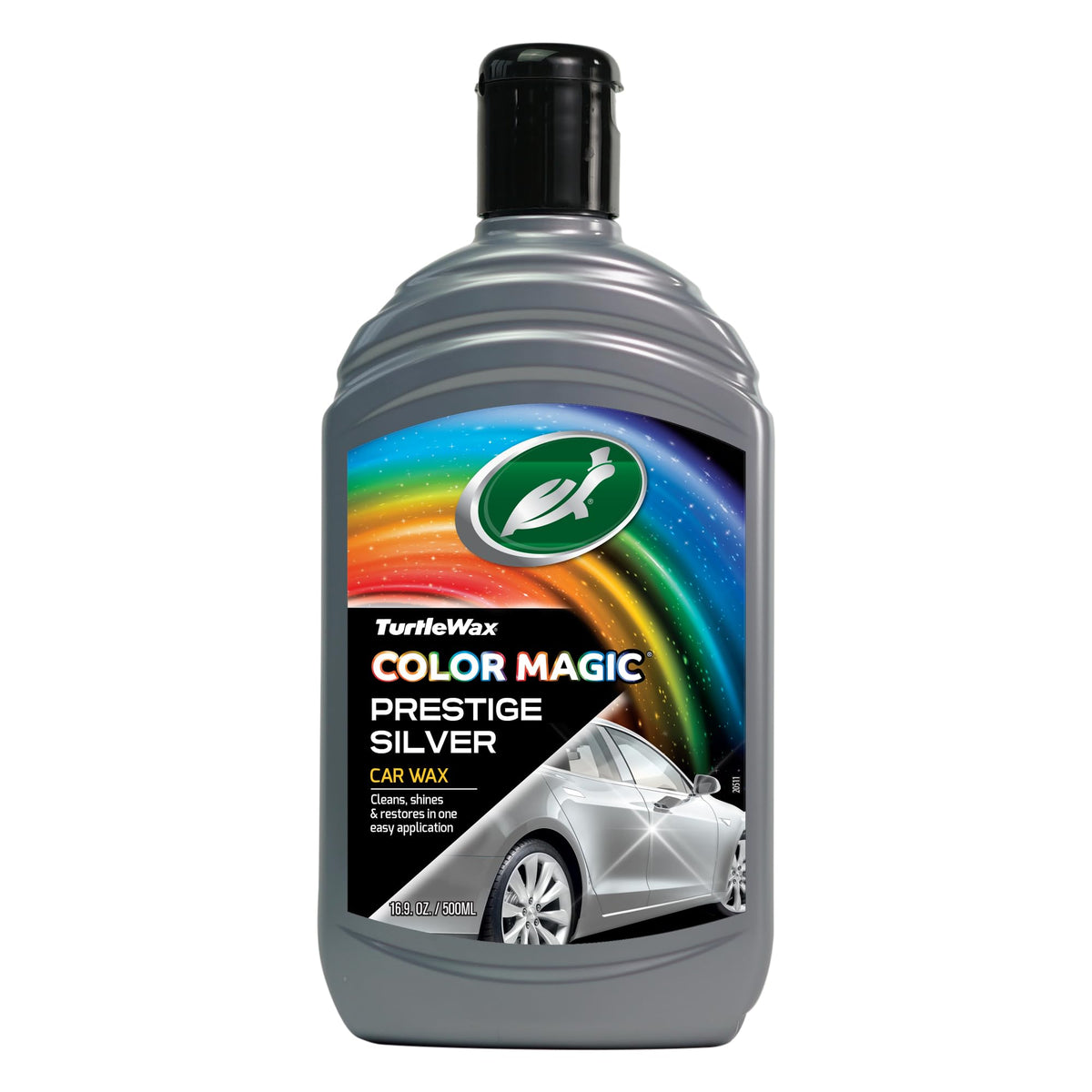 Turtle Wax bottle front view showing product and size for easy identification and selection