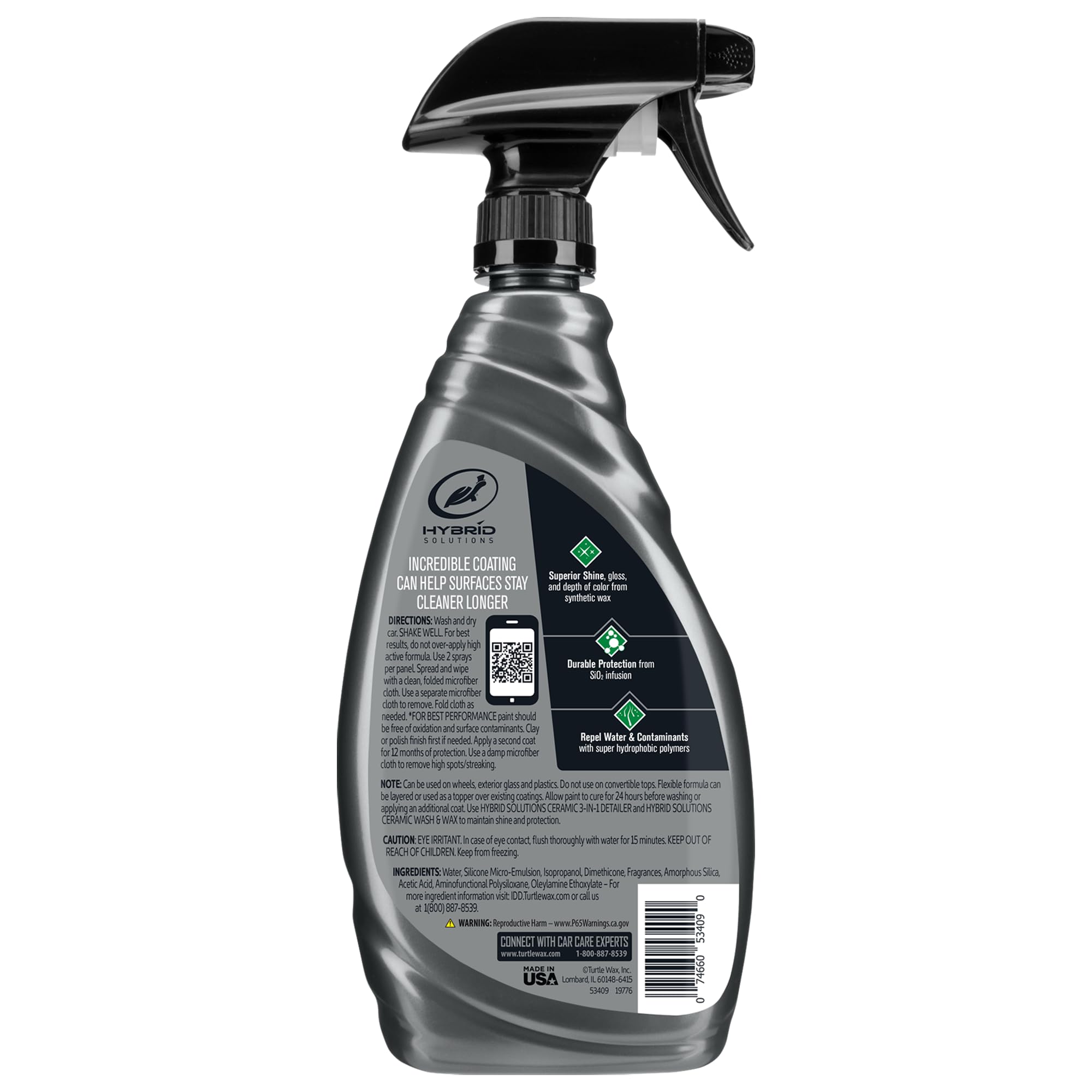Turtle Wax lifestyle driveway image highlighting showroom-like shine after application