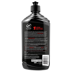 Turtle Wax hybrid solutions pro pouring onto polishing pad for easy application
