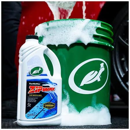 Turtle Wax bottle label close-up highlighting product name and usage benefits