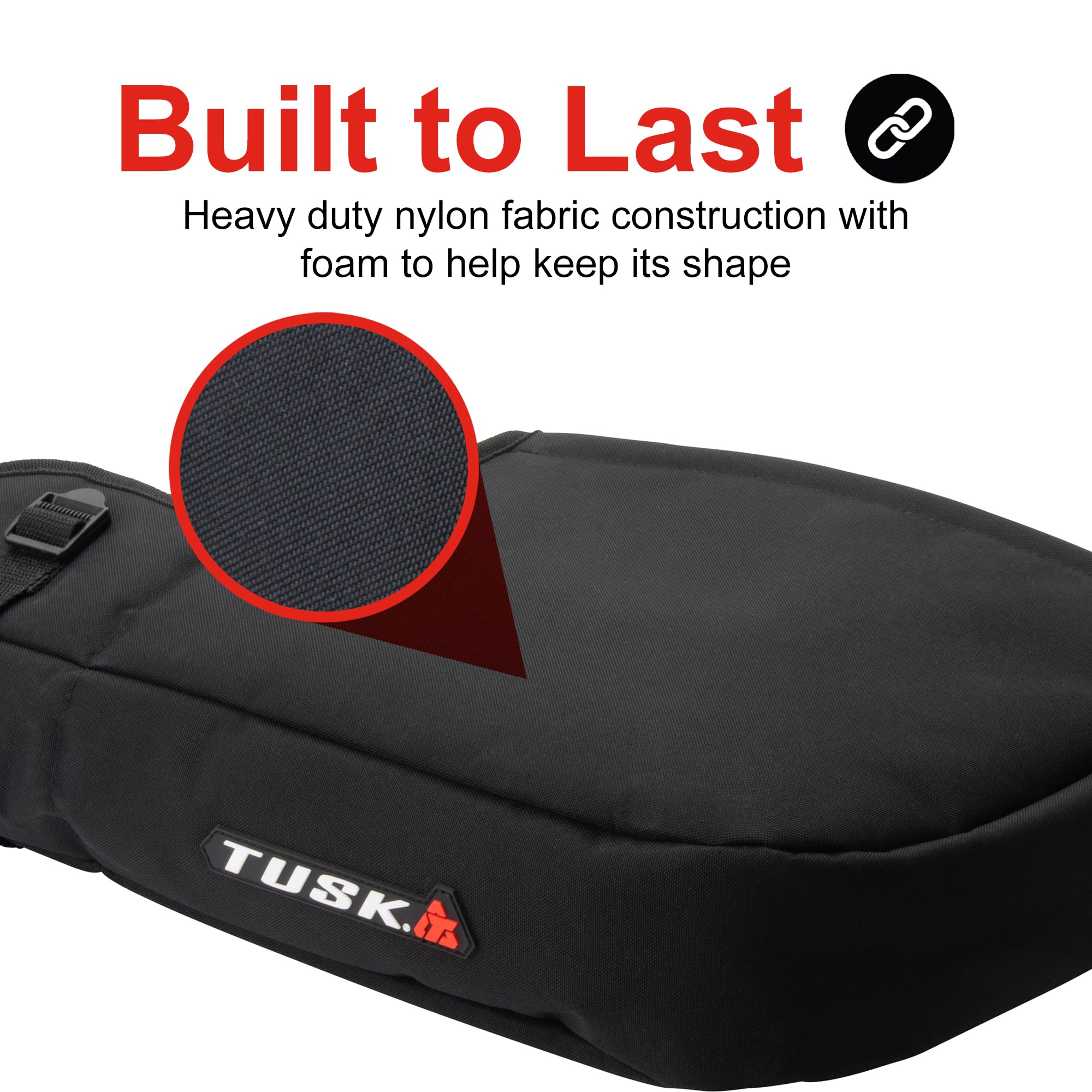 TUSK interior insulation view showing warmth retention for colder rides benefit