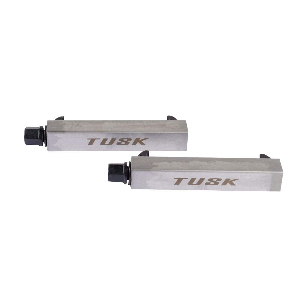 TUSK front packaging showing pair of compressors and benefit of organized storage
