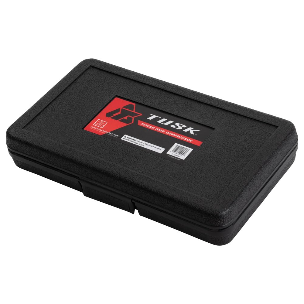 Tusk open storage box keeping compressor inserts organized and ready for use